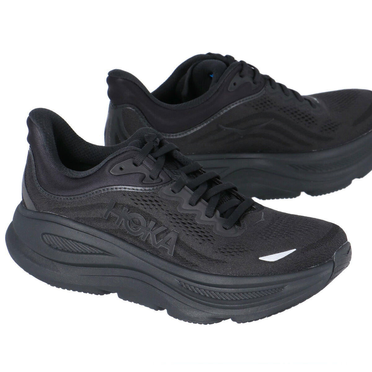 ホカ ボンダイ 9 BONDI シューズ メンズ ブランド ランニングシューズ ウォーキングシューズ ランニング マラソン スニーカー HOKA 黒 おしゃれ 人気 軽い 1162011 ブラック 大きいサイズ 有 スポーツ
