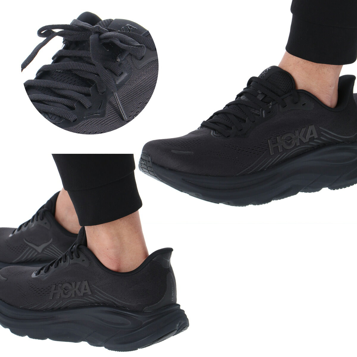 ホカ クリフトン 11X Clifton シューズ メンズ ブランド ランニングシューズ ウォーキングシューズ ランニング マラソン スニーカー HOKA ワイド 黒 軽量 厚底 1177540 ブラック 大きいサイズ 有 スポーツ