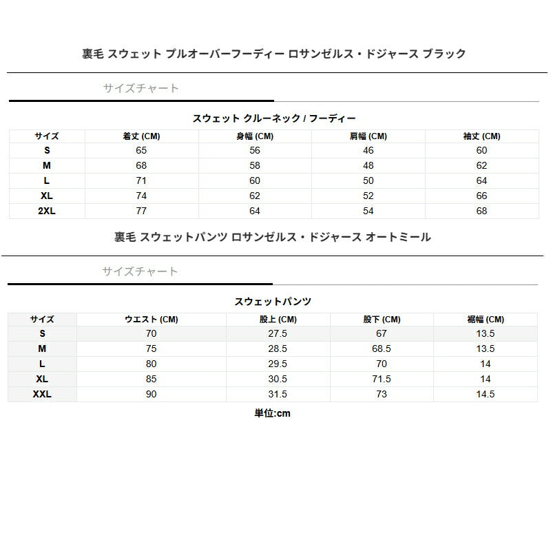 ニューエラ スウェット 上下 メンズ ロサンゼルス ドジャース ホワイト ブラック 14682636T