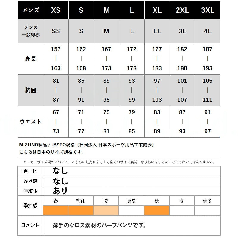 ミズノ 7分丈パンツ メンズ トレーニングクロスパンツ(6分丈) ブラック ネイビー ベージュ 32JD7131
