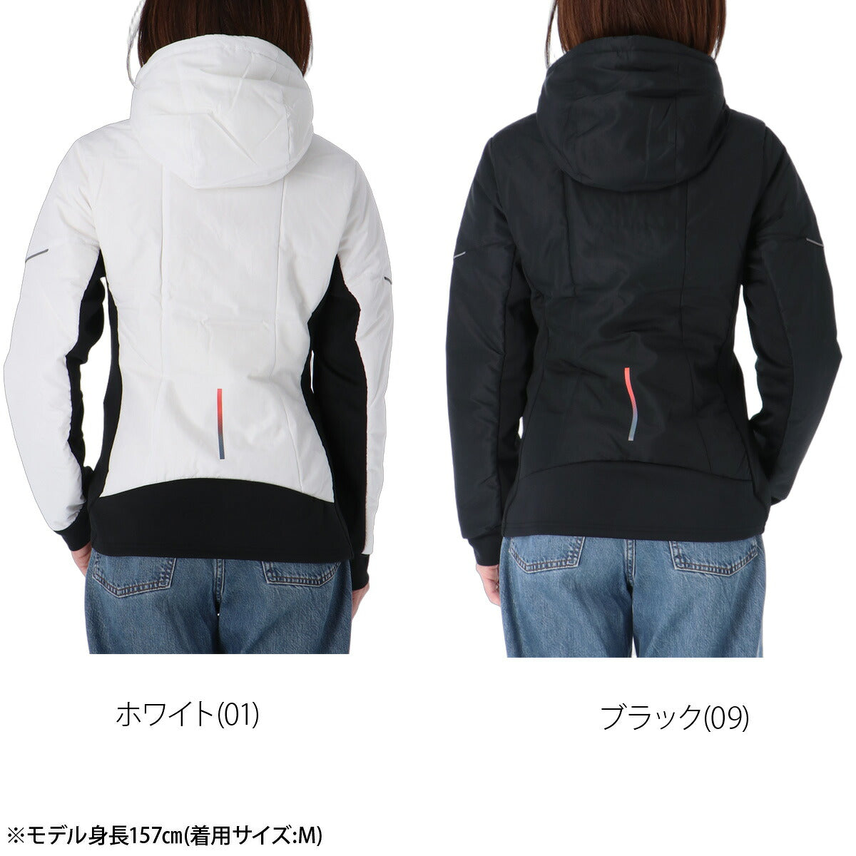 ミズノ テックフィル レディース ブランド Mizuno ブレスサーモ フード付き フーディ フルジップ 保温 白 黒 吸湿発熱 32MED835 ホワイト ブラック かわいい 大きいサイズ 有 トップス ウォーキング ウェア