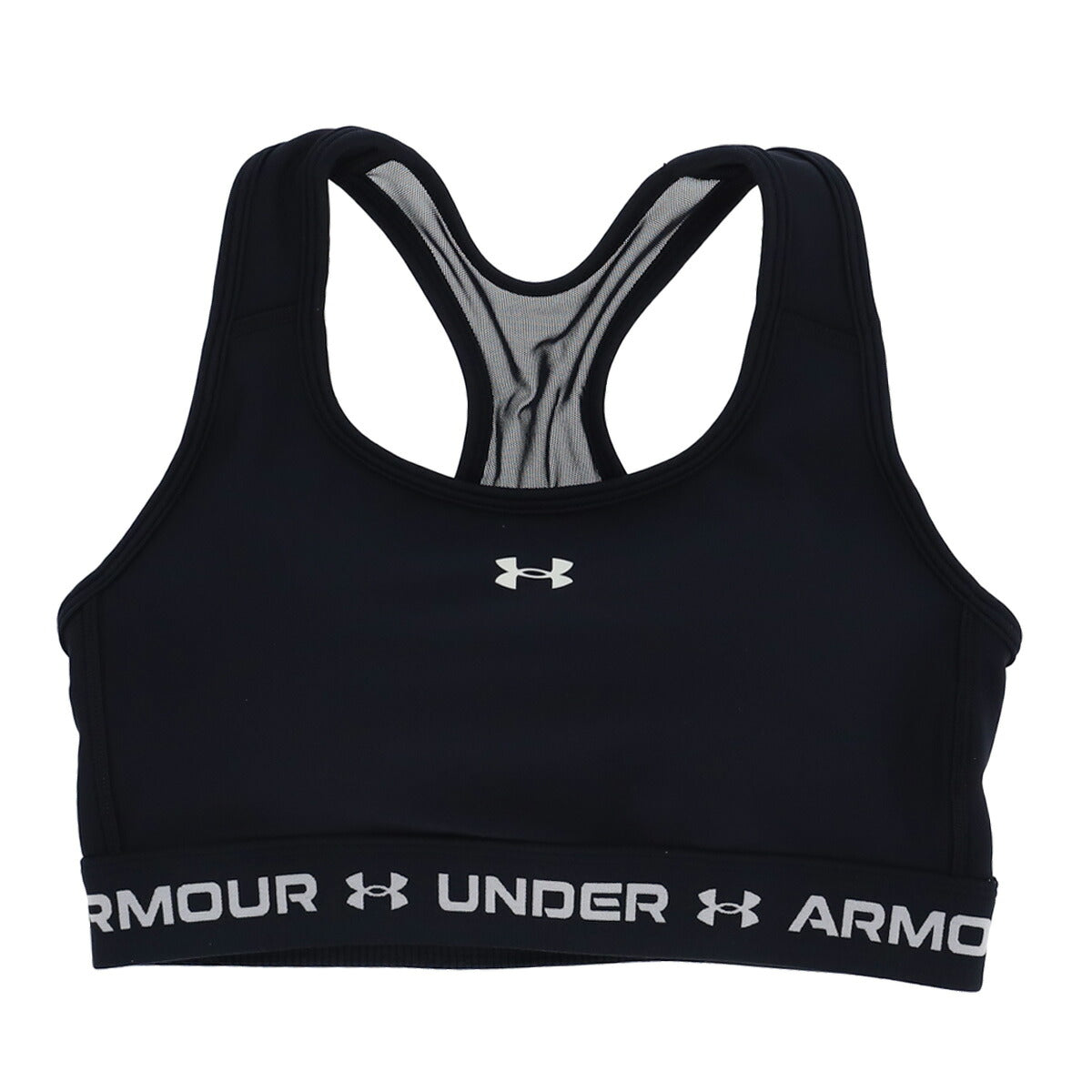 アンダーアーマー ブカツ スポーツブラ レディース ブランド UNDER ARMOUR 【返品交換不可】 フィットネス UVカット ミディアムサポート 部活 吸汗 速乾 6001295 ブラック ホワイト ネイビー 新作 かわいい