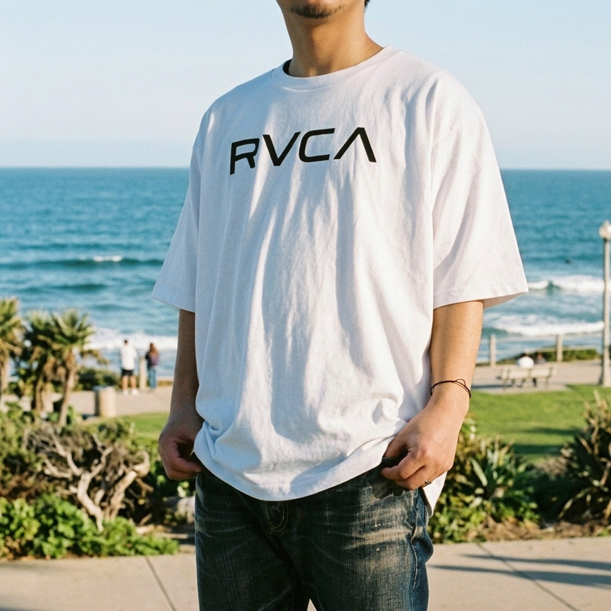 ルーカ Tシャツ メンズ ブラック カーキグリーン ホワイト BG041206