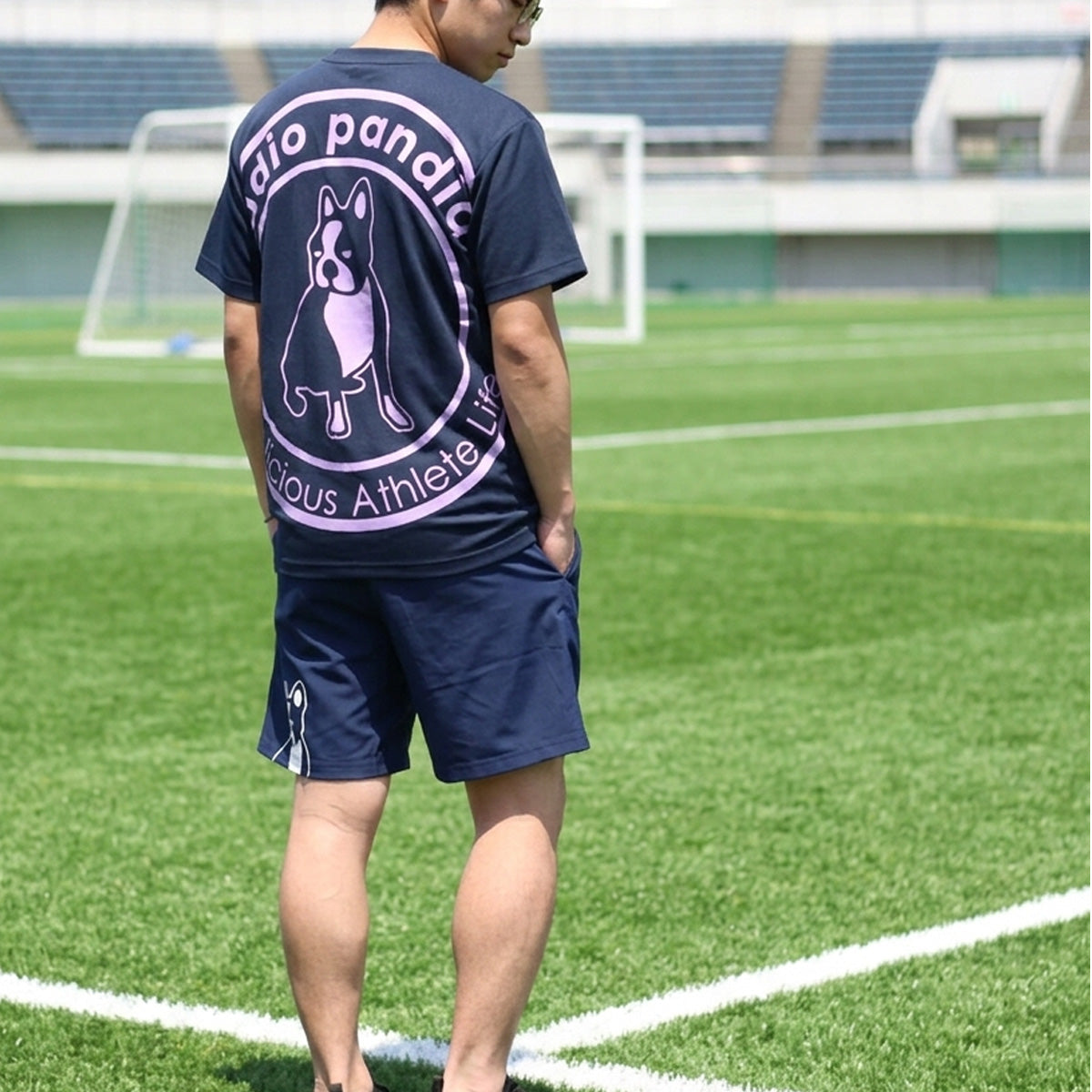 クラウディオ パンディアーニ Tシャツ ハーフパンツ 上下 メンズ パンジェルマン CP26A17