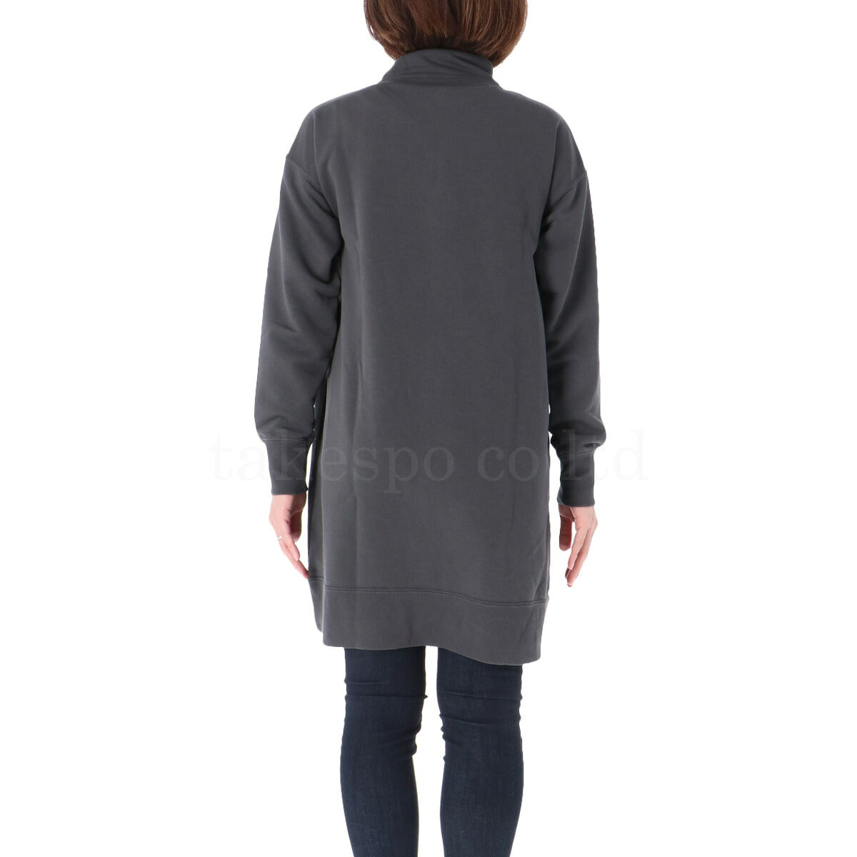 チャンピオン スウェットシャツ レディース TWT HALF ZIP ブラック カーキグリーン CWAS003