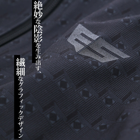 エスラッド ジャージ 上下 メンズ モノグラム DESIGN ブラック ESM162