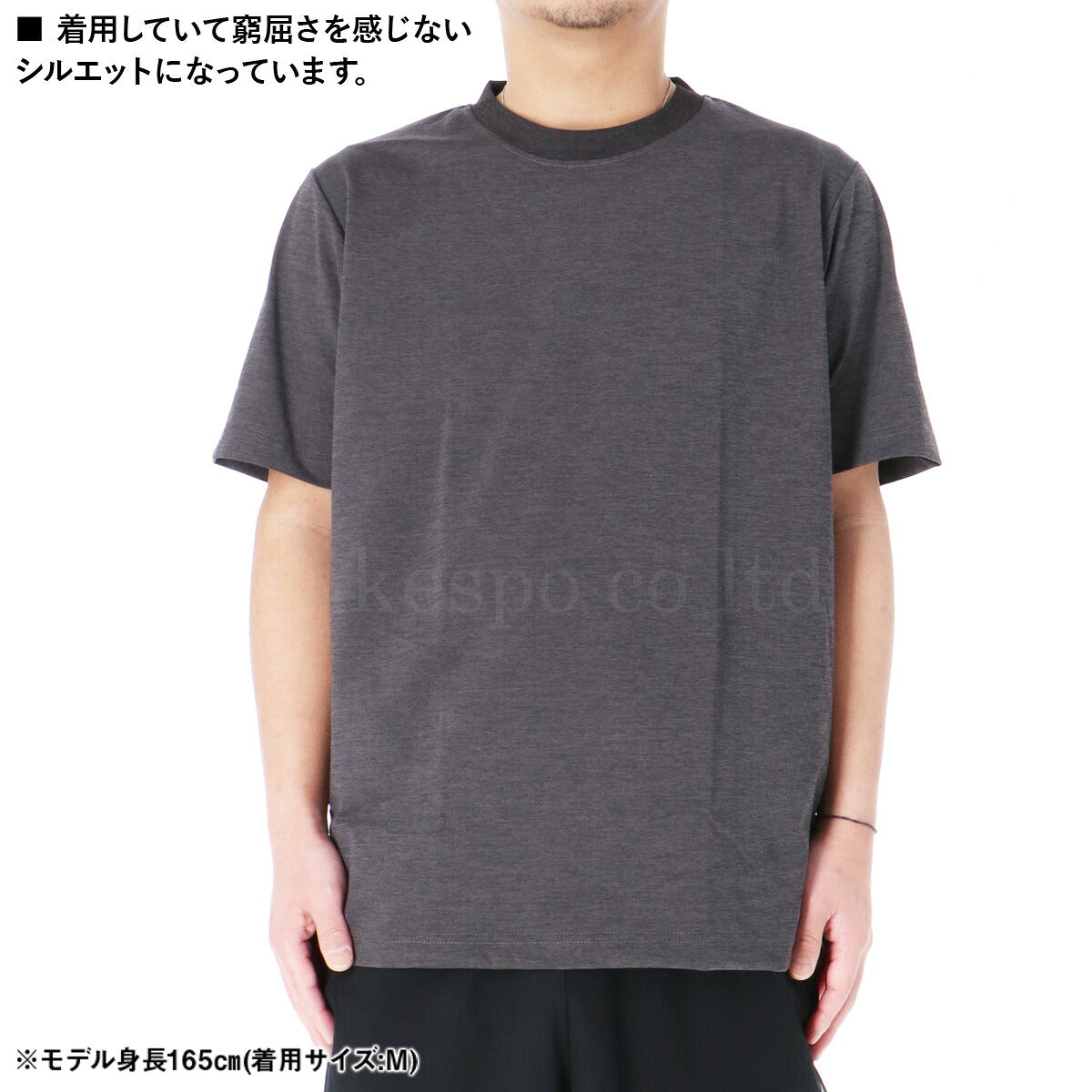 エスラッド 半袖 Tシャツ メンズ カチオン ブラック ネイビー ESM551