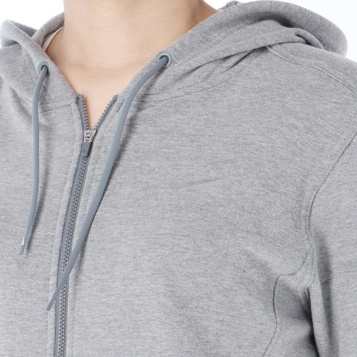 ナイキ スウェットパーカー レディース Dri-FIT ワン 灰色 グレー FB5199