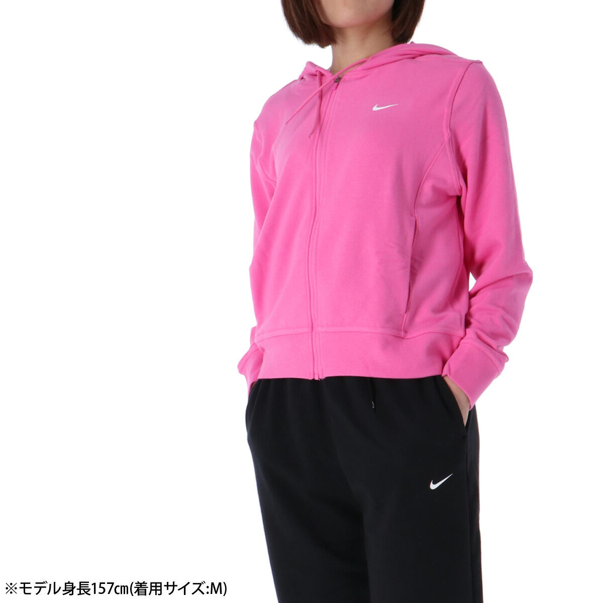 ナイキ スウェットパーカー レディース Dri-FIT ワン 桃色 ピンク FB5199