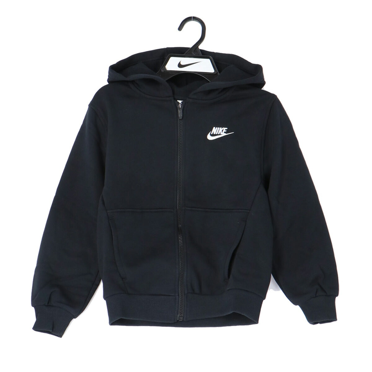 ナイキ クラブ フリース スウェット 上下 セットアップ ジュニア ブランド NIKE 裏起毛 スウエット 綿混 黒 FD3004 010 ブラック 新作 上下セット 男 女の子 キッズ スポーツウェア トレーニングウェア