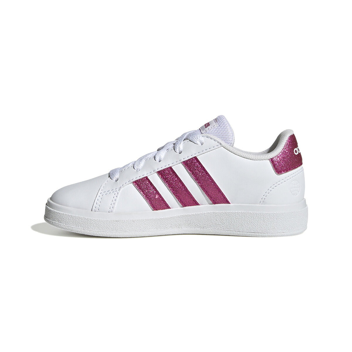 アディダス GRAND COURT 2.0 K グランドコート ライフスタイル テニス レースアップ シューズ ジュニア ブランド スニーカー adidas カジュアル 運動会 10003388 GY4764 白 ホワイト 男 女の子 キッズ