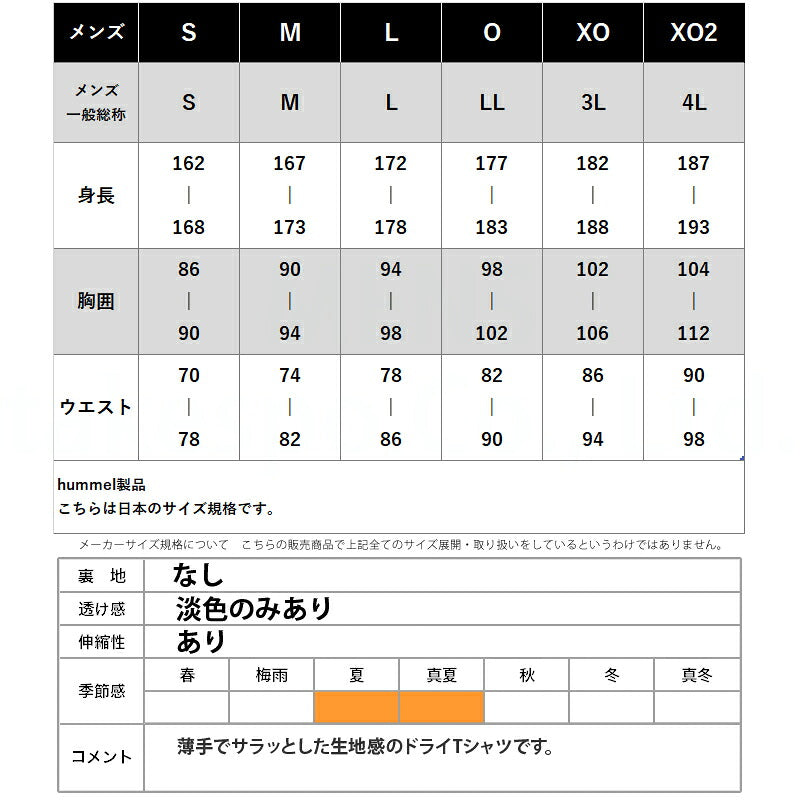 ヒュンメル Tシャツ メンズ コットンライク ホワイト ブラック HAP4221