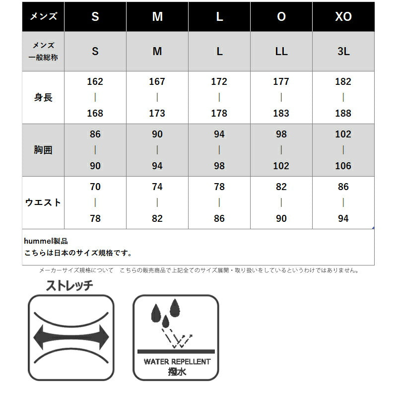 ヒュンメル メンズ ウインドブレーカー上下 hummel アパレル 上下 HAW2193/HAW2193P
