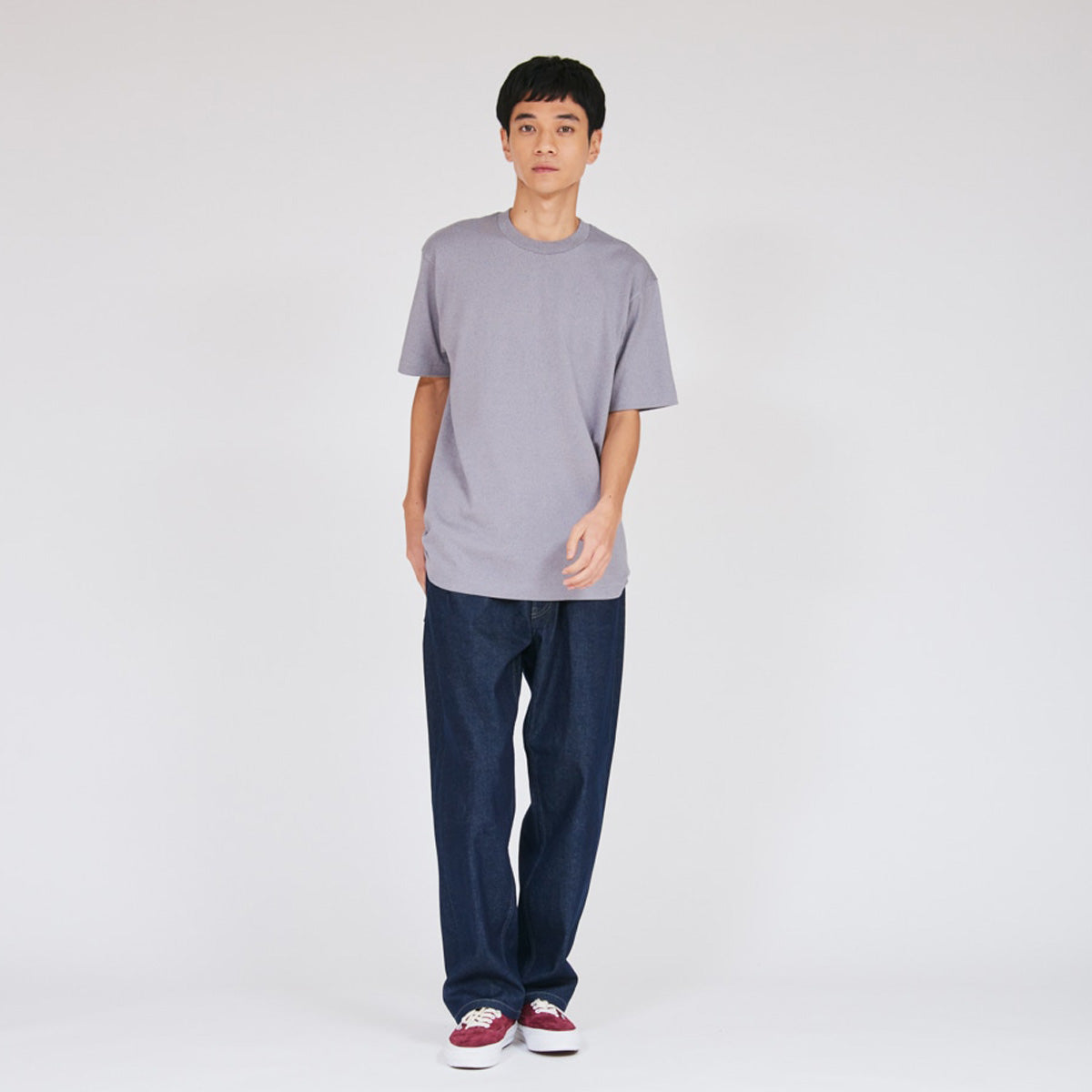 ヘインズ Tシャツ メンズ モク MOKU グレー HM1D203