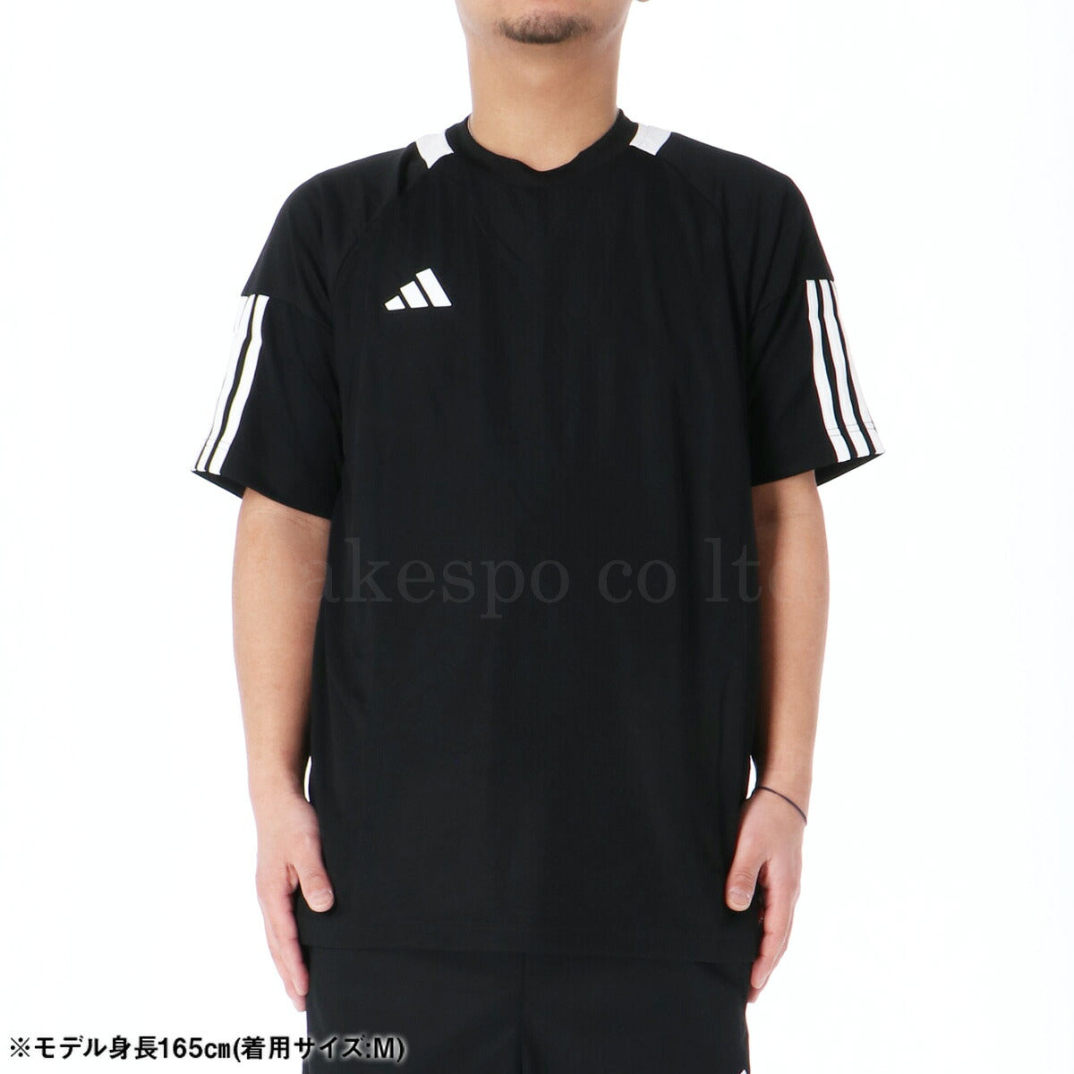 アディダス Tシャツ メンズ セレーノ AEROREADY スリーストライプス ブラック ホワイト KNA79