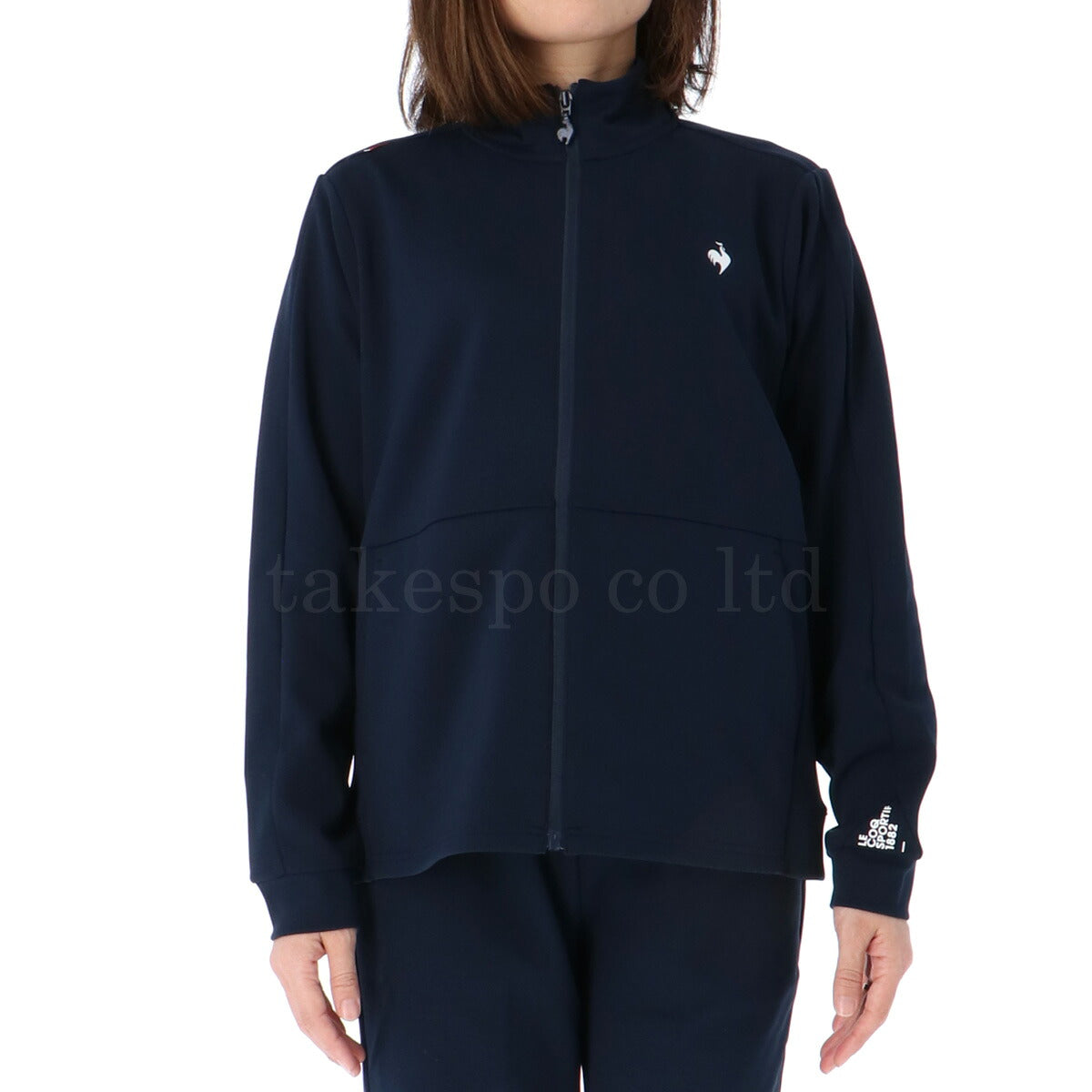 ルコック ジャージ上下 エッセンシャル ヘランカ ジャージ 上下 セットアップ レディース ブランド le coq sportif 吸汗 ストレッチ UVカット LT5FJG10L ネイビー ピンク 新作 上下セット かわいい