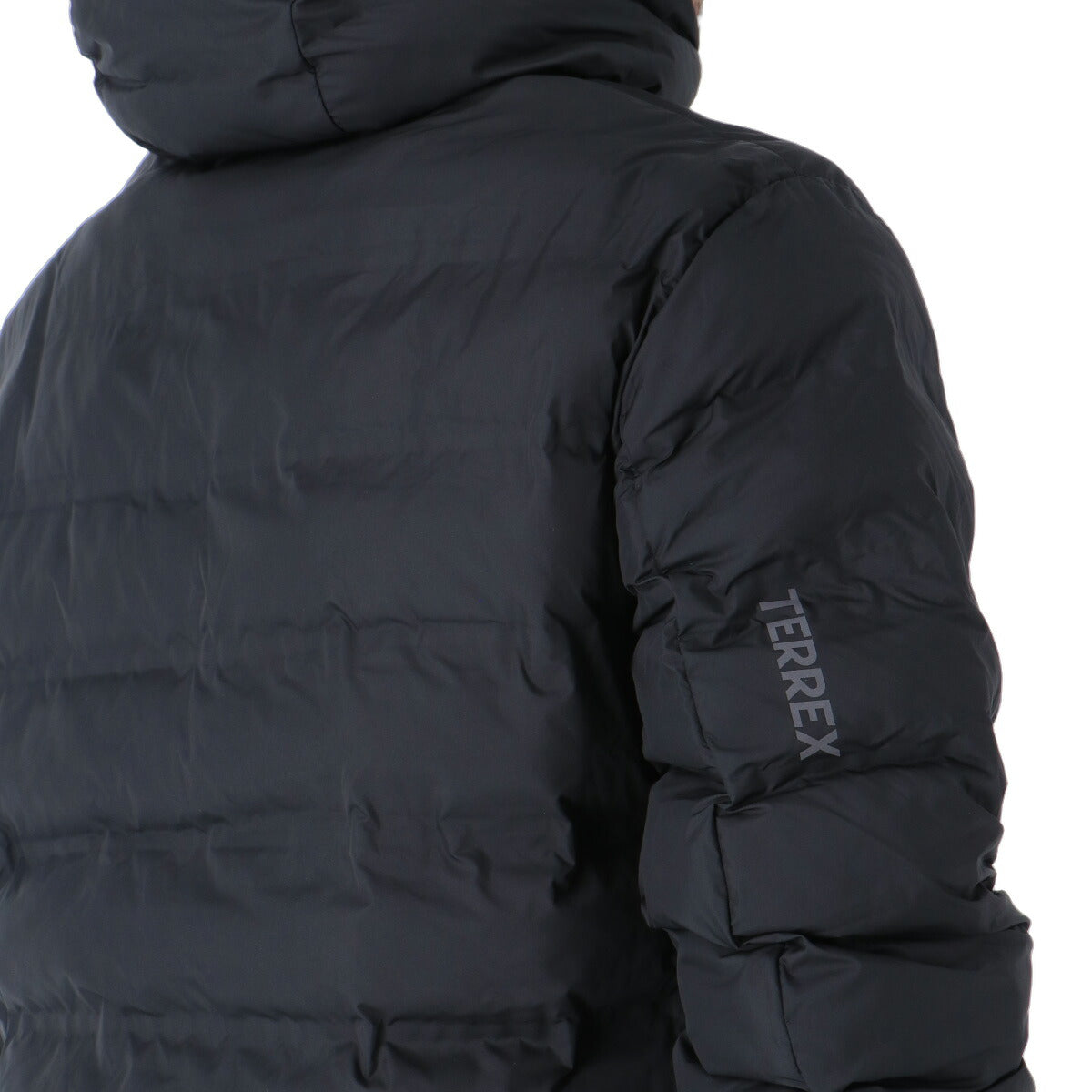 アディダス テレックス メンズ ブランド adidas フード付き フーディ フルジップ ワンポイント 黒 保温 はっ水 撥水 防風 QD134 ブラック 大きいサイズ 有 スポーツウェア トレーニングウェア スポーツ