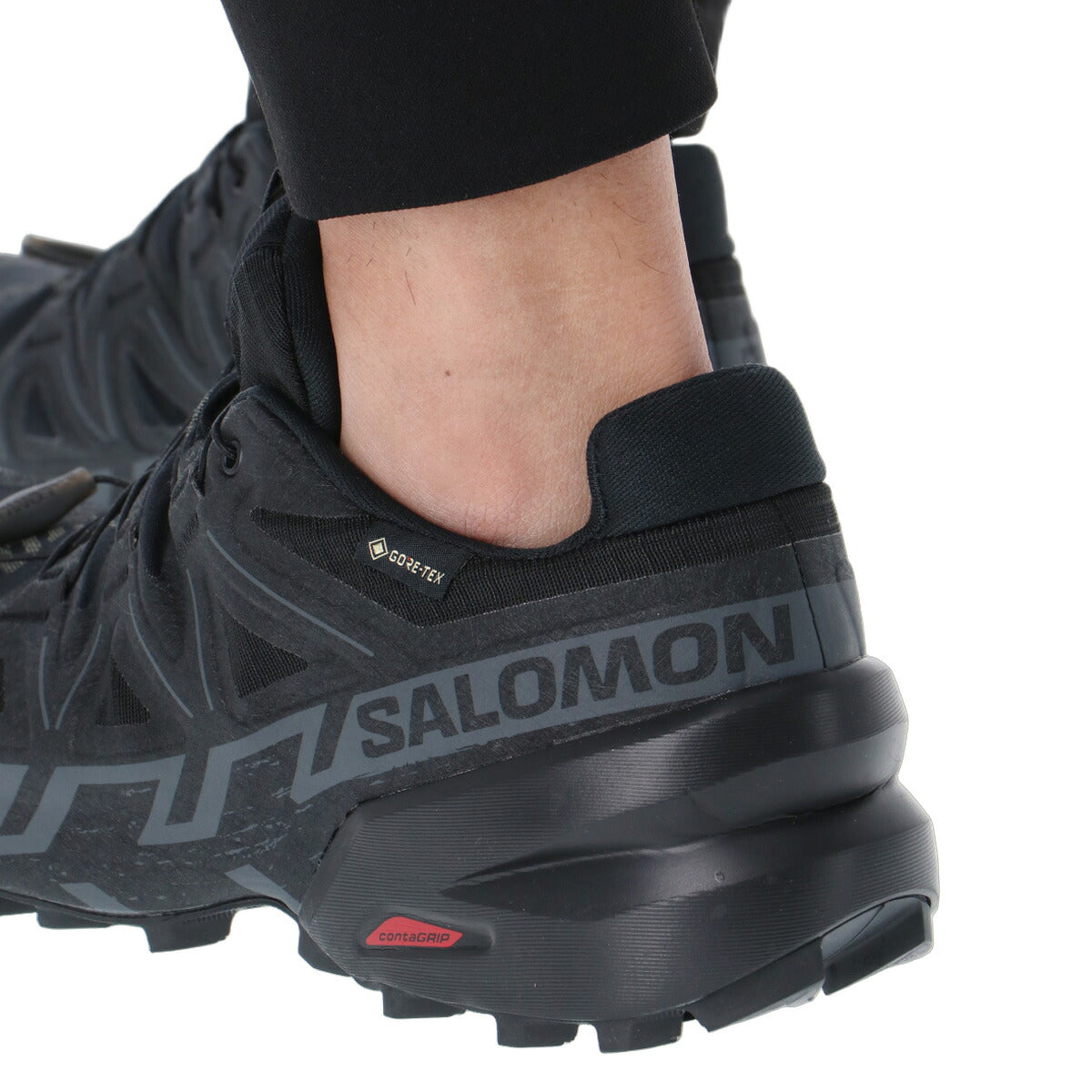 サロモン スピードクロス 6 ゴアテックス シューズ メンズ ブランド トレイルランニング アウトドアシューズ トレラン ランニング 登山 スニーカー 山登り Salomon 防水 透湿 防風 黒 SPEEDCROSS6M ブラック