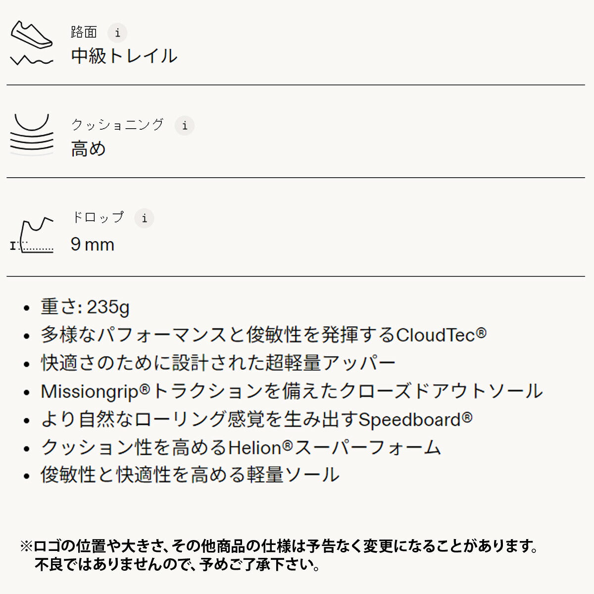 オン シューズ レディース Cloudvista クラウドビスタ ブラック グレー ベージュ ネイビー VISTAW