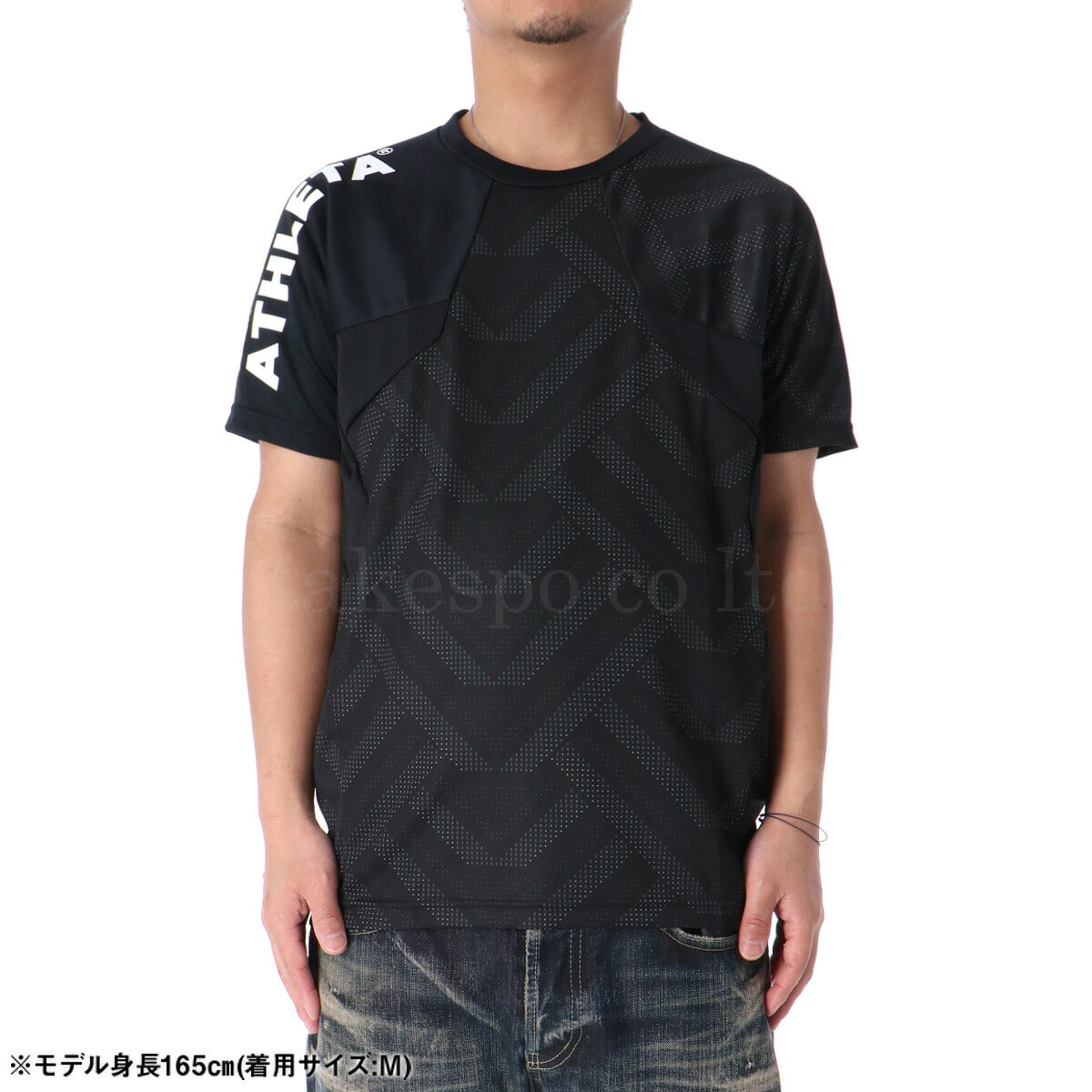 アスレタ Tシャツ メンズ ブラック ネイビー ホワイト 02406