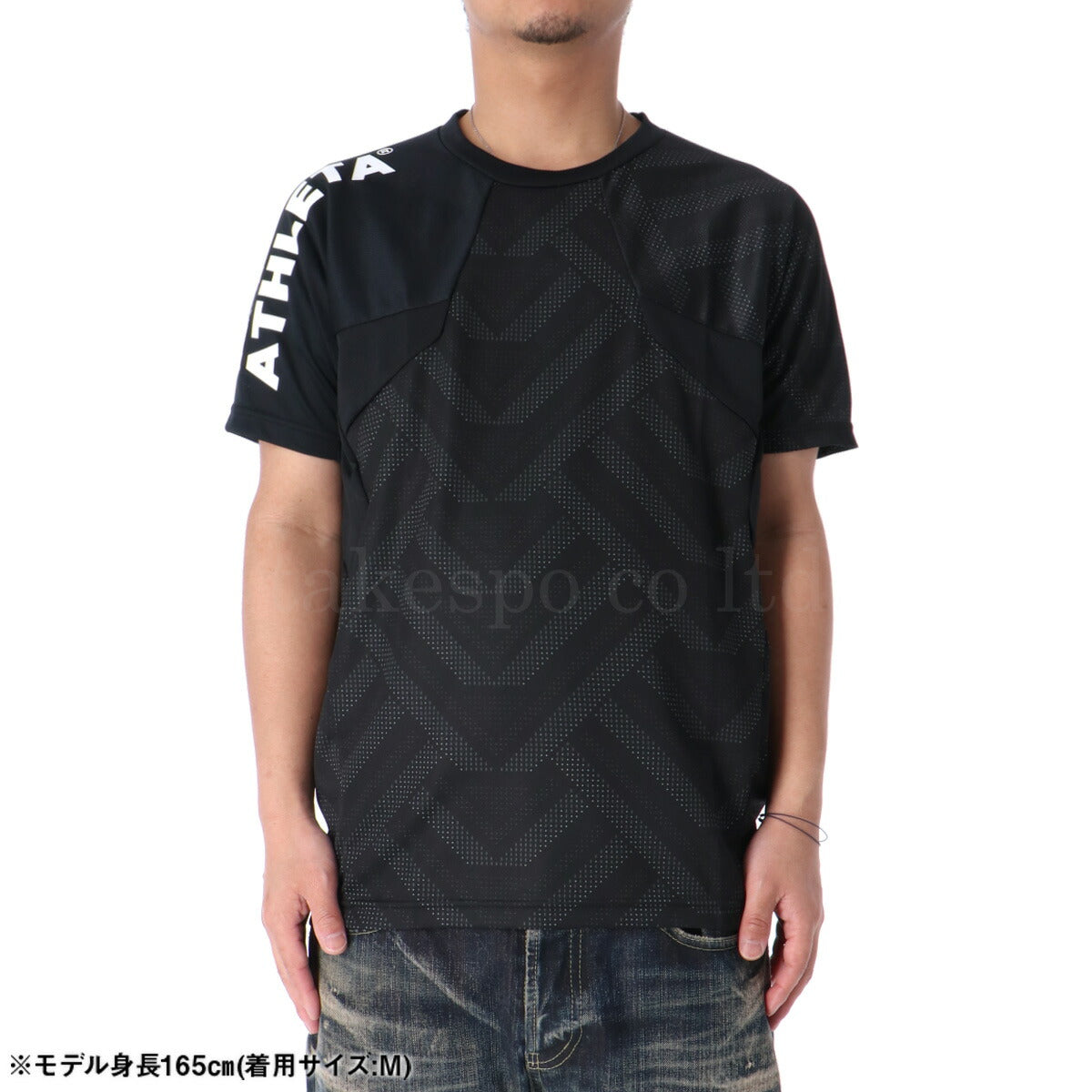 アスレタ Tシャツ メンズ ブラック ネイビー ホワイト 02406