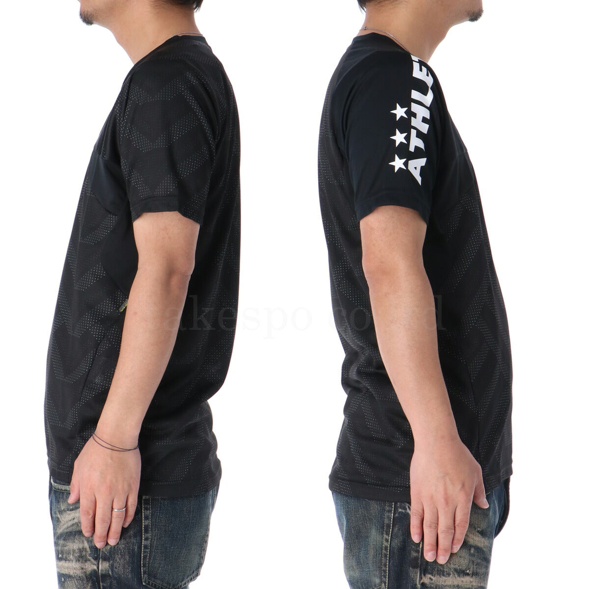 アスレタ Tシャツ メンズ ブラック ネイビー ホワイト 02406