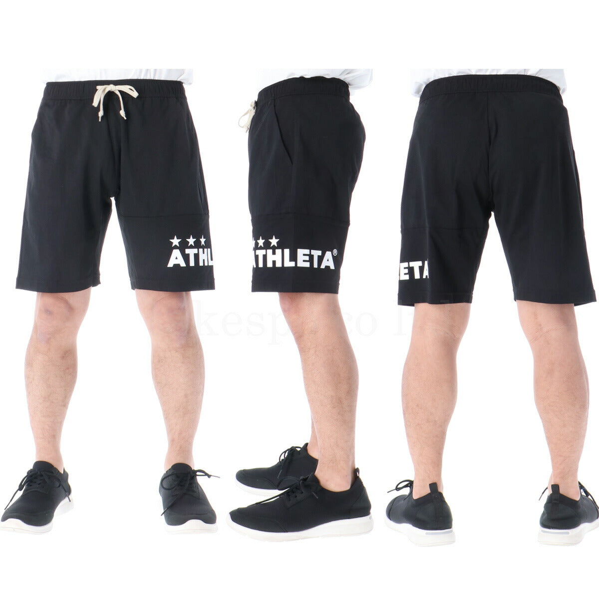 アスレタ Tシャツ ハーフパンツ 上下 メンズ ブラック ホワイト グレー ネイビー 03384