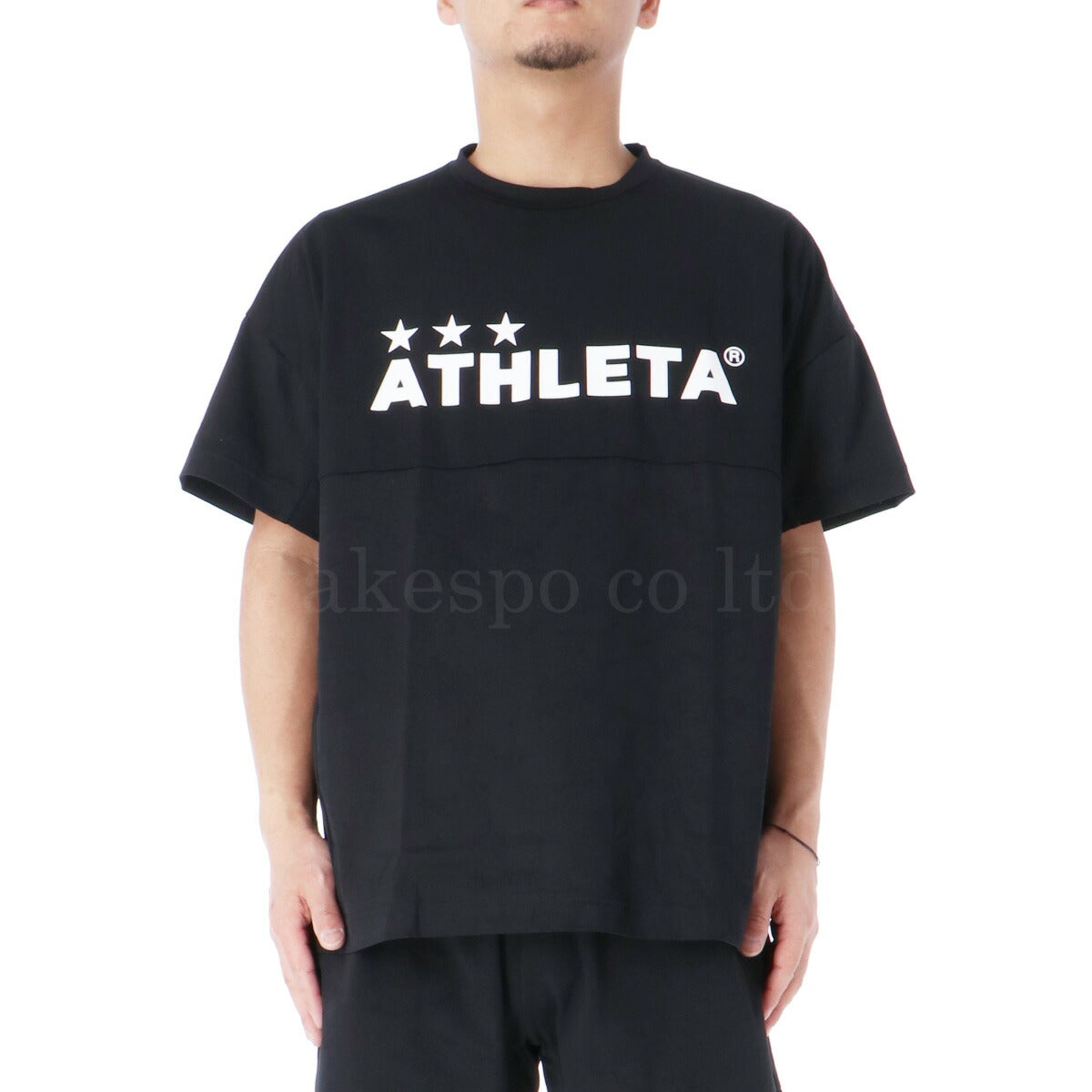 アスレタ Tシャツ メンズ ブラック ホワイト グレー ネイビー 03384