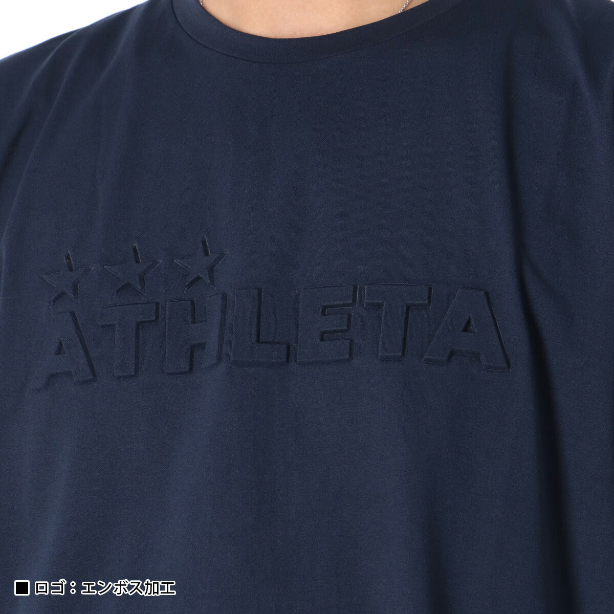アスレタ Tシャツ メンズ ロングスリーブ ブラック ホワイト ネイビー 03387
