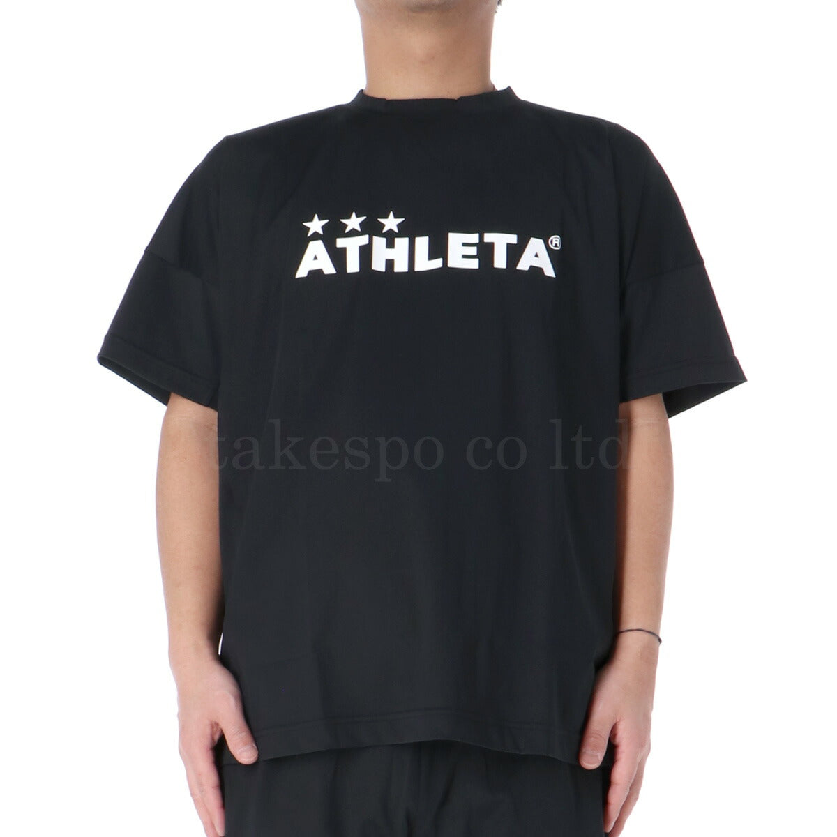アスレタ Tシャツ ハーフパンツ 上下 メンズ プラクール ブラック カーキグリーン 03396