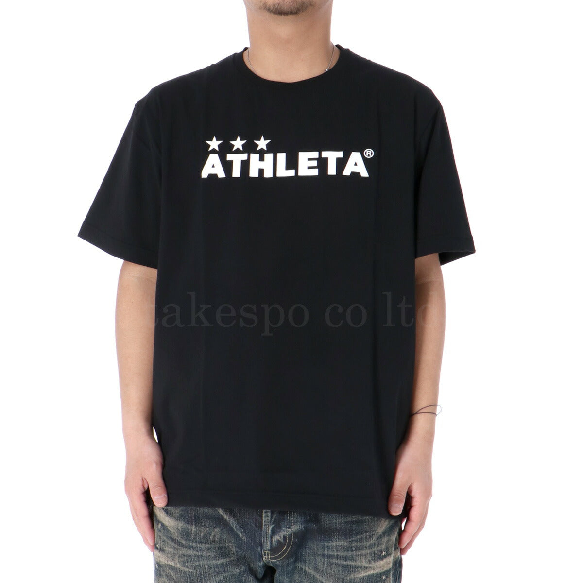アスレタ Tシャツ メンズ ドライフェザー ブラック ホワイト カーキグリーン 03398