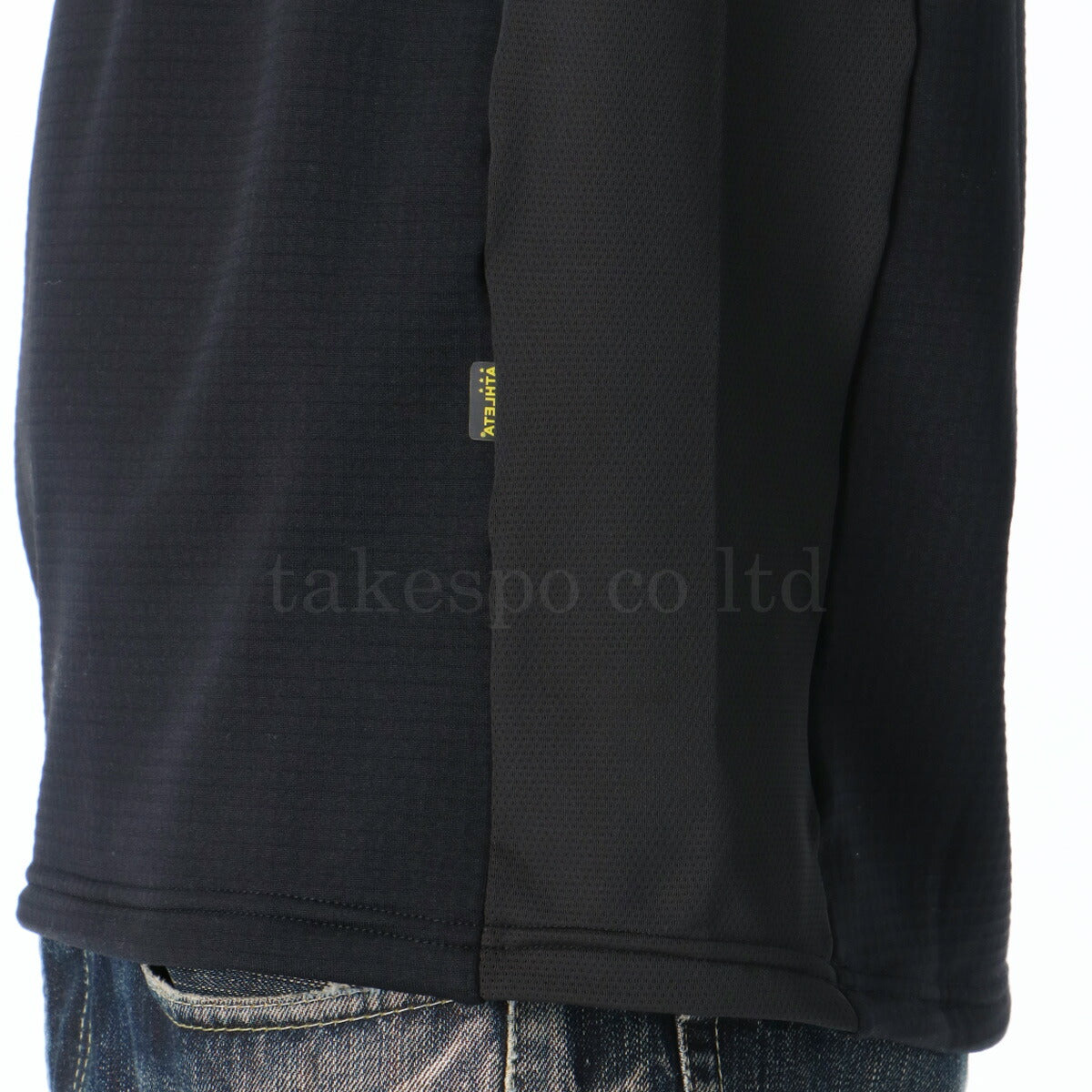 アスレタ Tシャツ メンズ グリッド起毛TRシャツ ブラック カーキグリーン ネイビー 04160