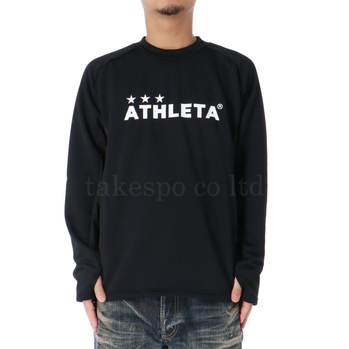 アスレタ Tシャツ メンズ グリッド起毛TRシャツ ブラック カーキグリーン ネイビー 04160