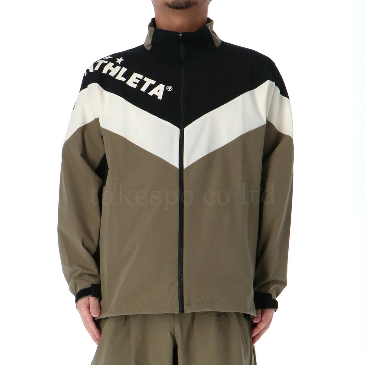 アスレタ メンズ クロス薄手 ジャージ上下 カラーブロック ATHLETA アパレル 上下 04171/04172