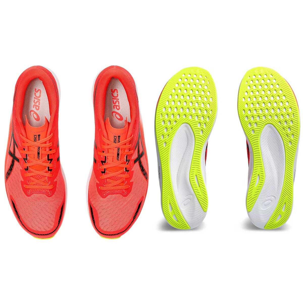 アシックス シューズ メンズ HYPER SPEED 3 WIDE ブラック ネイビー レッド 1011B702