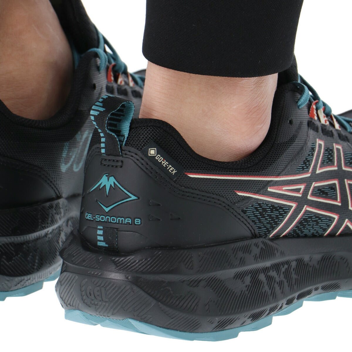 アシックス ゲルソノマ ゴアテックス シューズ メンズ ブランド ランニングシューズ ジョギングシューズ ウォーキングシューズ ランニング マラソン スニーカー asics 登山 山登り トレッキング ハイキング 防水 1011B977 新作 大きいサイズ 有 スポーツ おしゃれ - 【公式】限定ジャージのタケスポ（Limited jersey takespo）