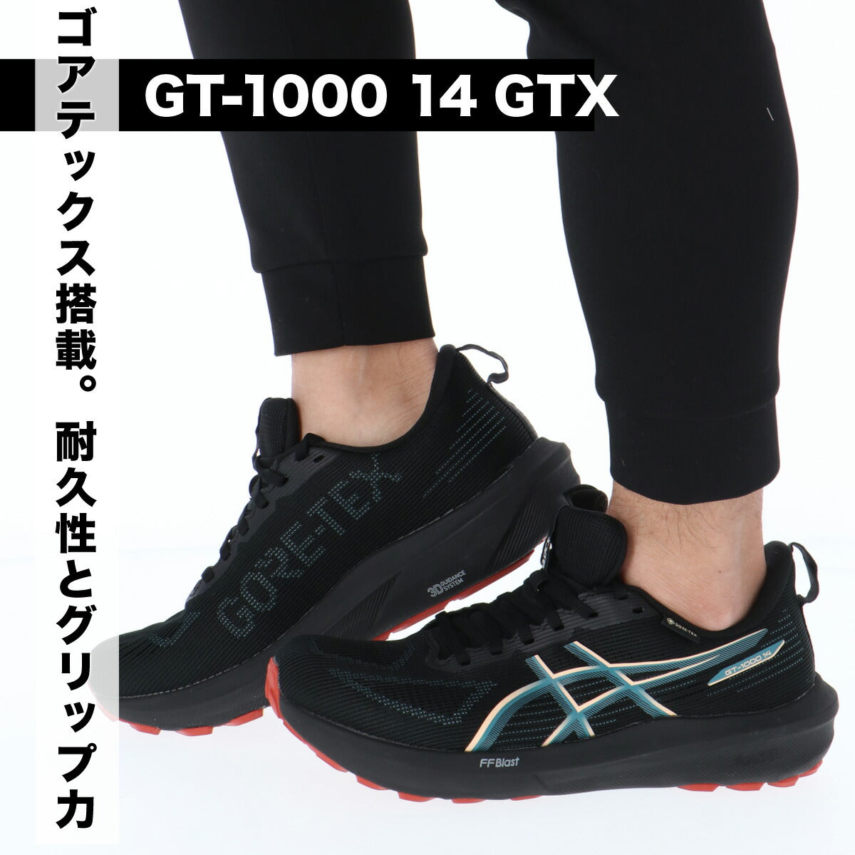 アシックス シューズ メンズ GT-1000 ブラック 1011C078