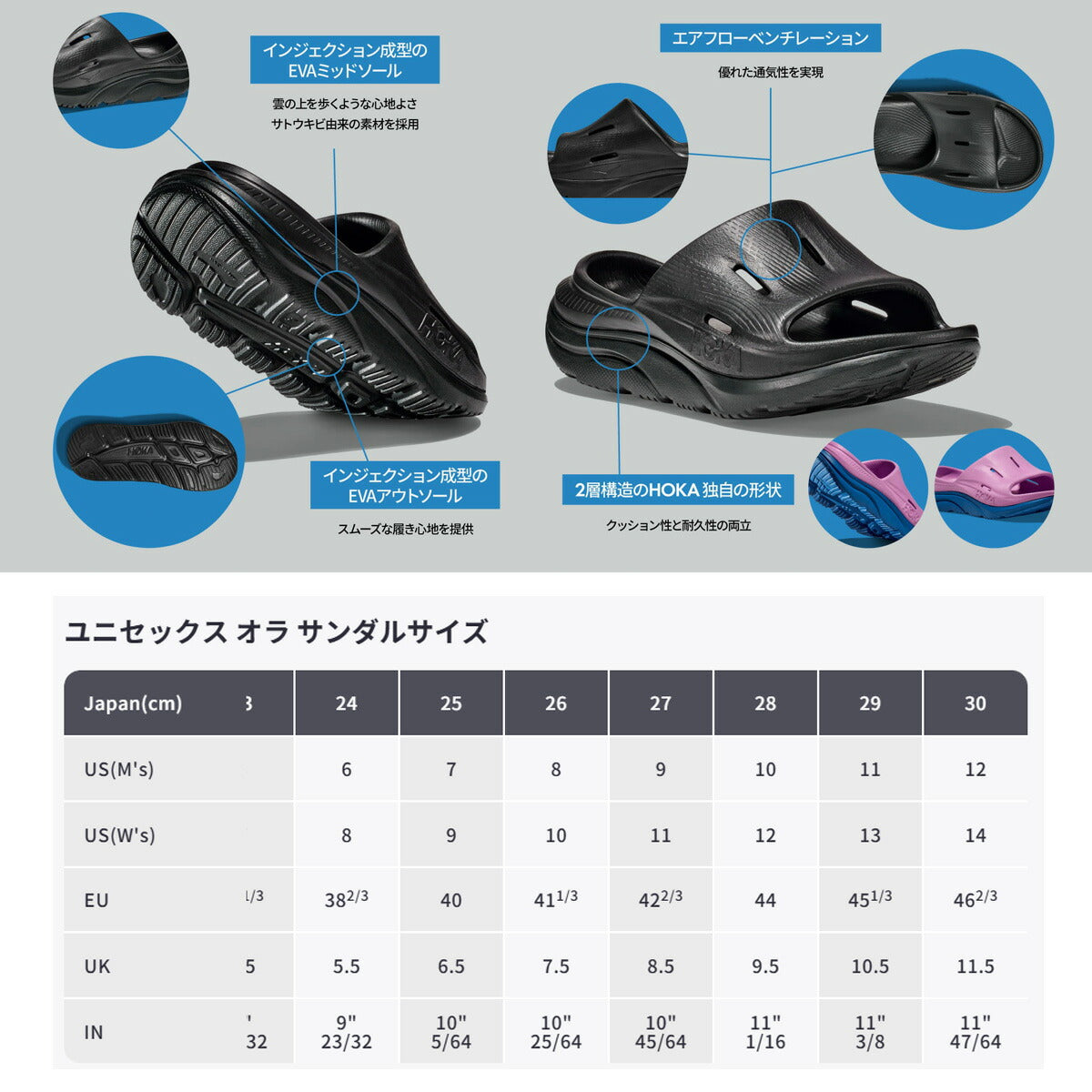 ホカ ユニセックス シューズ オラ リカバリー スライド 3 HOKA シューズ 1135061