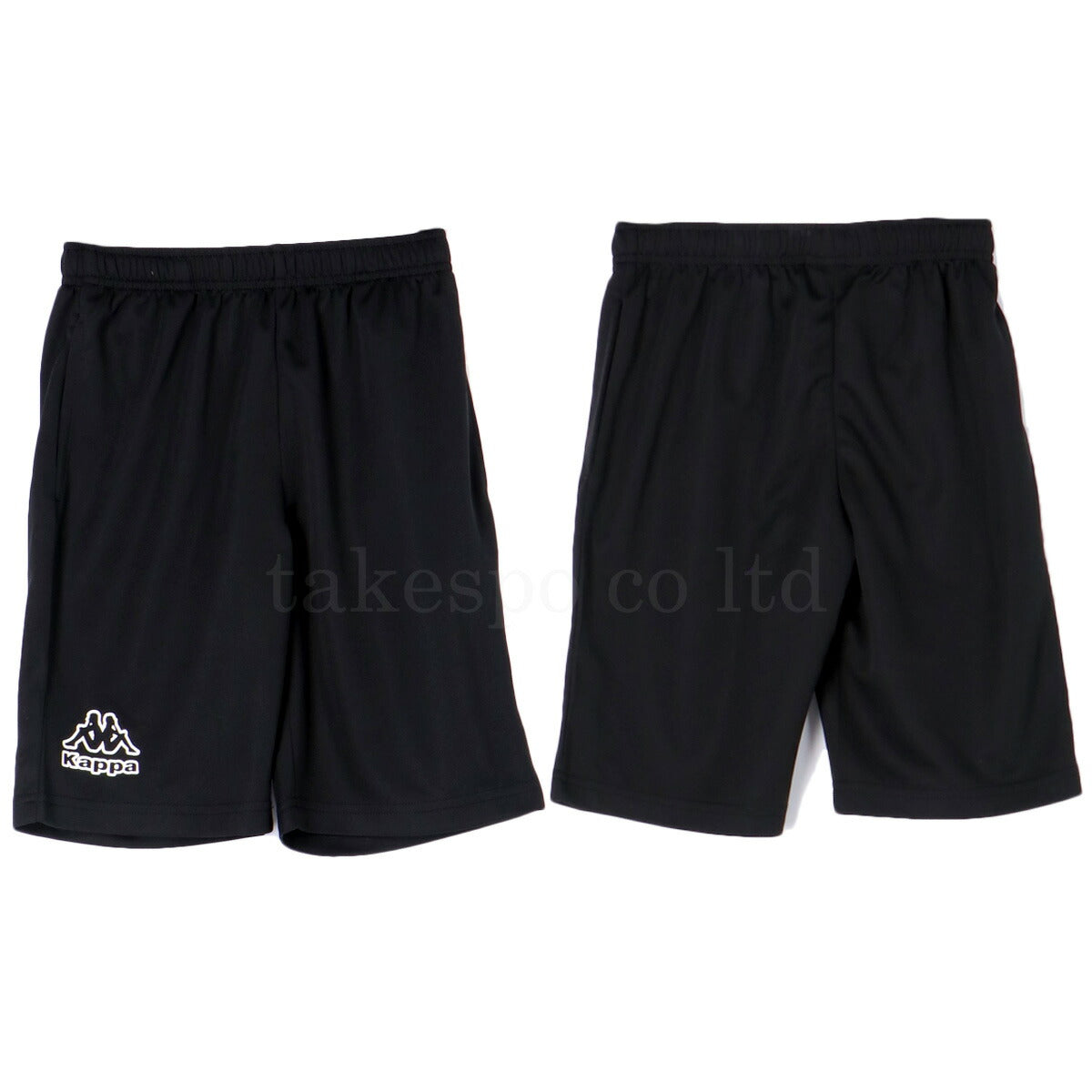 カッパ Tシャツ ハーフパンツ 上下 ジュニア ロゴ ブラック ブルー レッド 115655