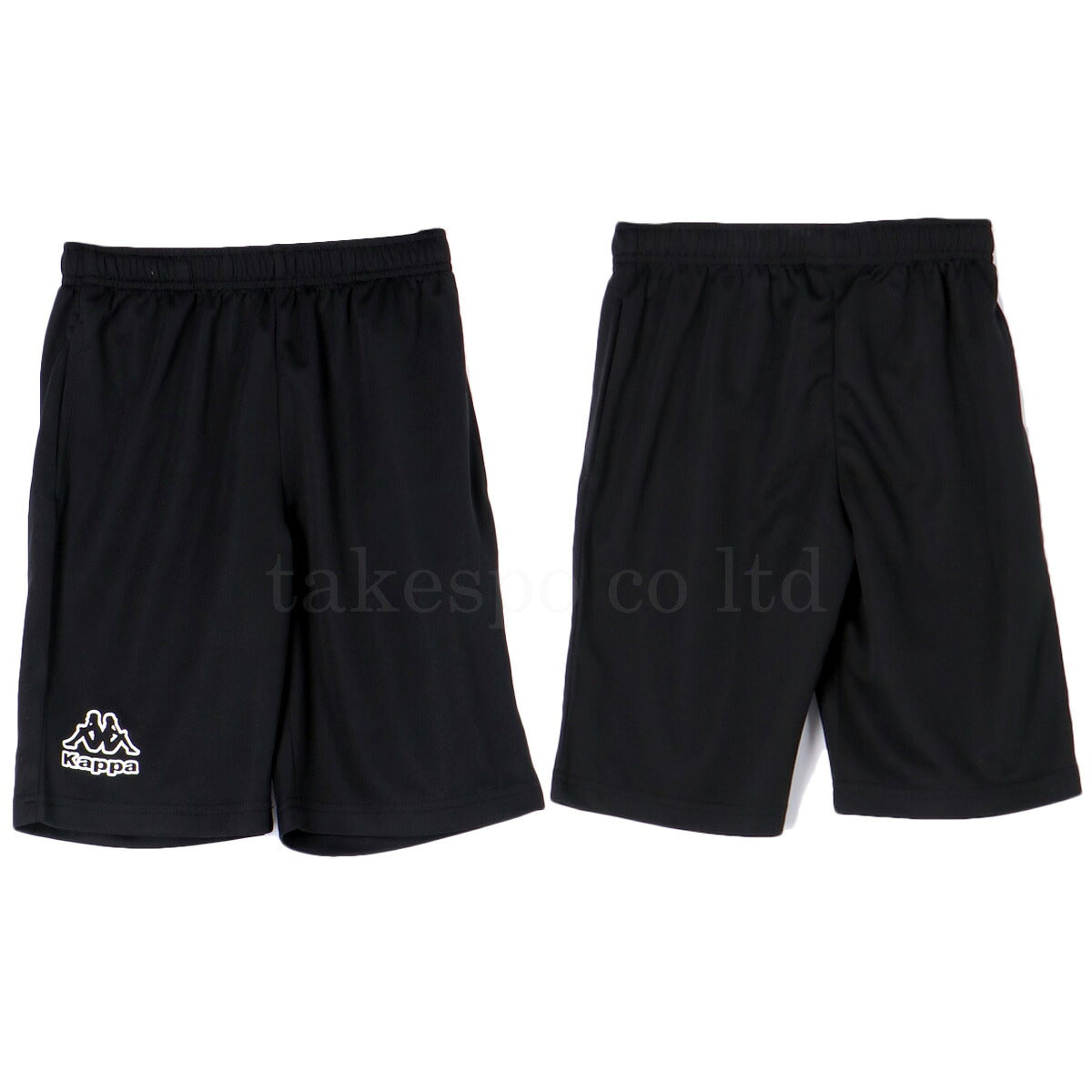 カッパ Tシャツ ハーフパンツ 上下 ジュニア ロゴ ブラック ブルー レッド 115655