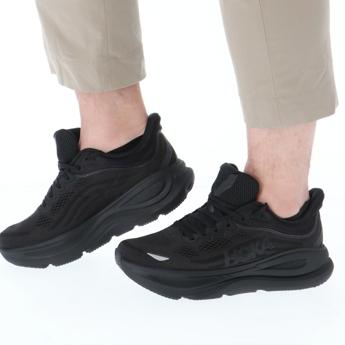 ホカ ボンダイ 9 BONDI シューズ メンズ ブランド ランニングシューズ ウォーキングシューズ ランニング マラソン スニーカー HOKA 黒 おしゃれ 人気 軽い 1162011 ブラック 大きいサイズ 有 スポーツ
