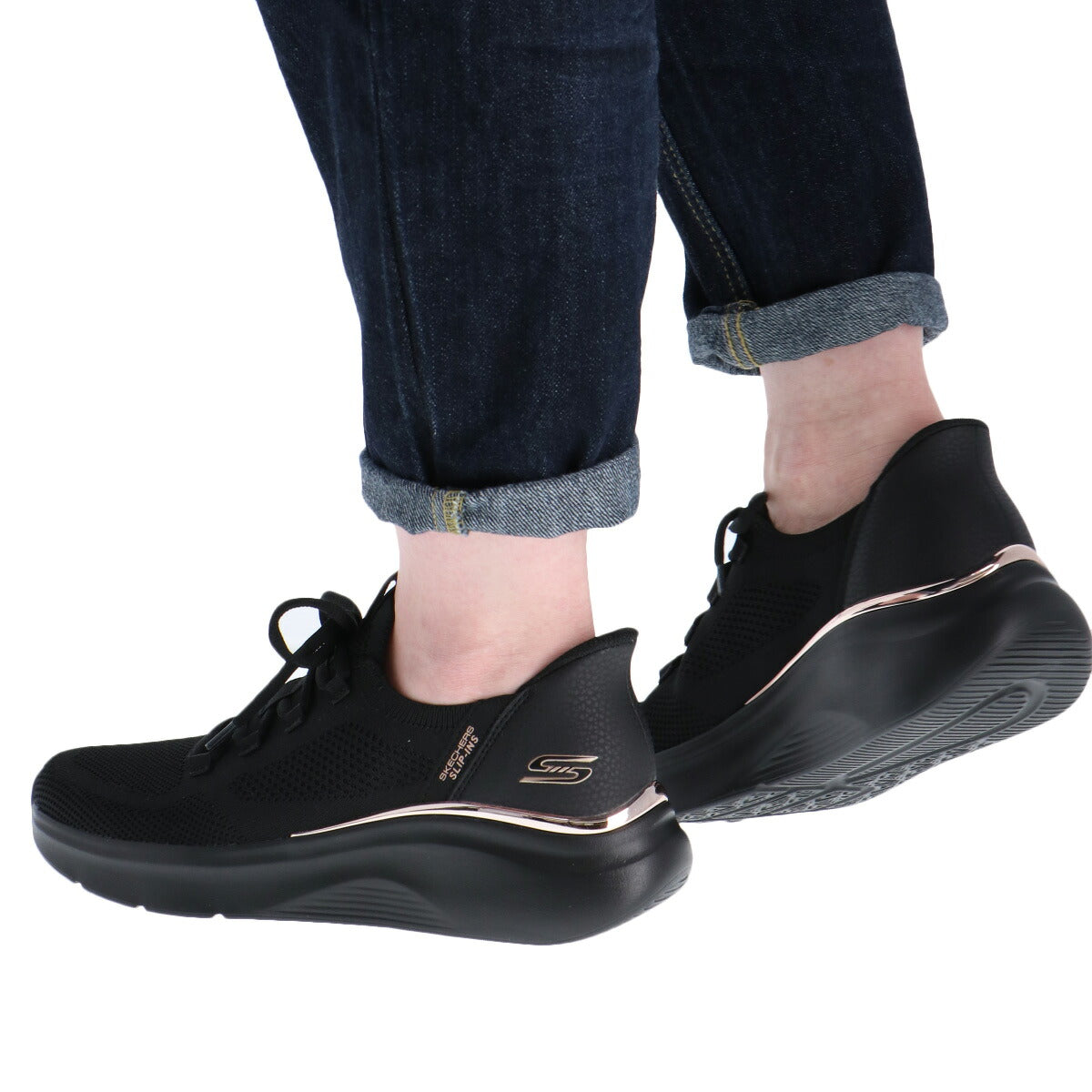 スケッチャーズ スリップインズ シューズ レディース ブランド スニーカー SKECHERS ボブスビーラブトゥルーデライト カジュアルシューズ カジュアル 日常使い 普段履き おでかけ おしゃれ ハンズフリー