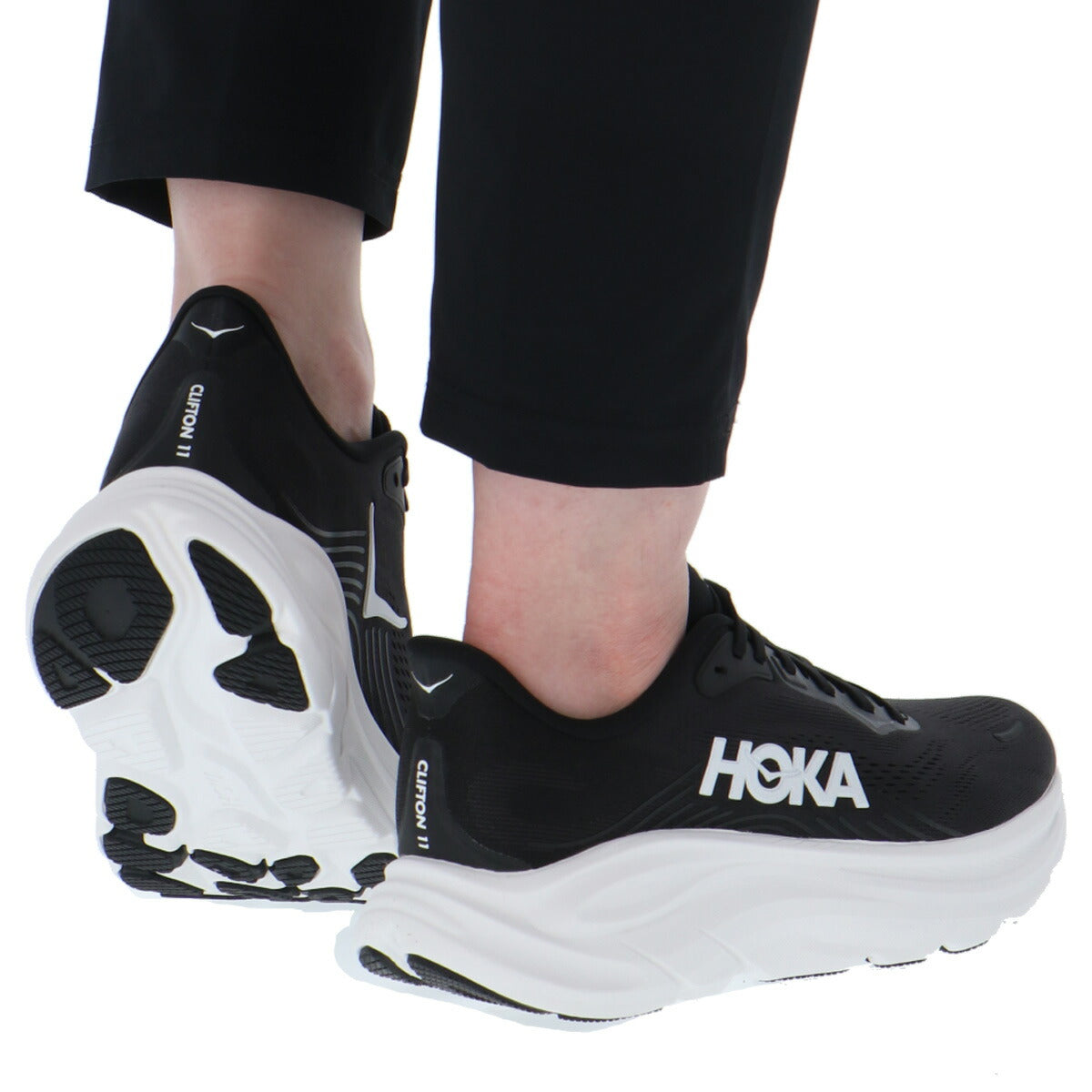 ホカ クリフトン 10 シューズ レディース ブランド ランニングシューズ ウォーキングシューズ ランニング マラソン スニーカー HOKA 黒 軽量 厚底 1176573 ブラック ブルー かわいい 大きいサイズ 有 スポーツ