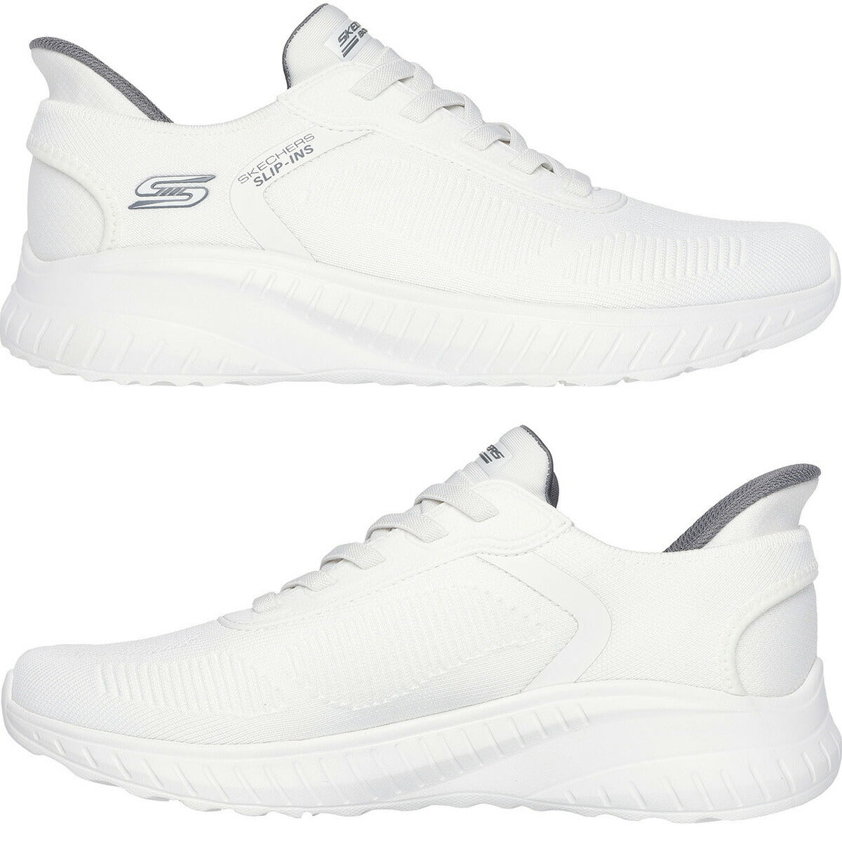 スケッチャーズ メンズ シューズ スリップインズ ボブススクアッドカオスソリッド SKECHERS シューズ 118312W