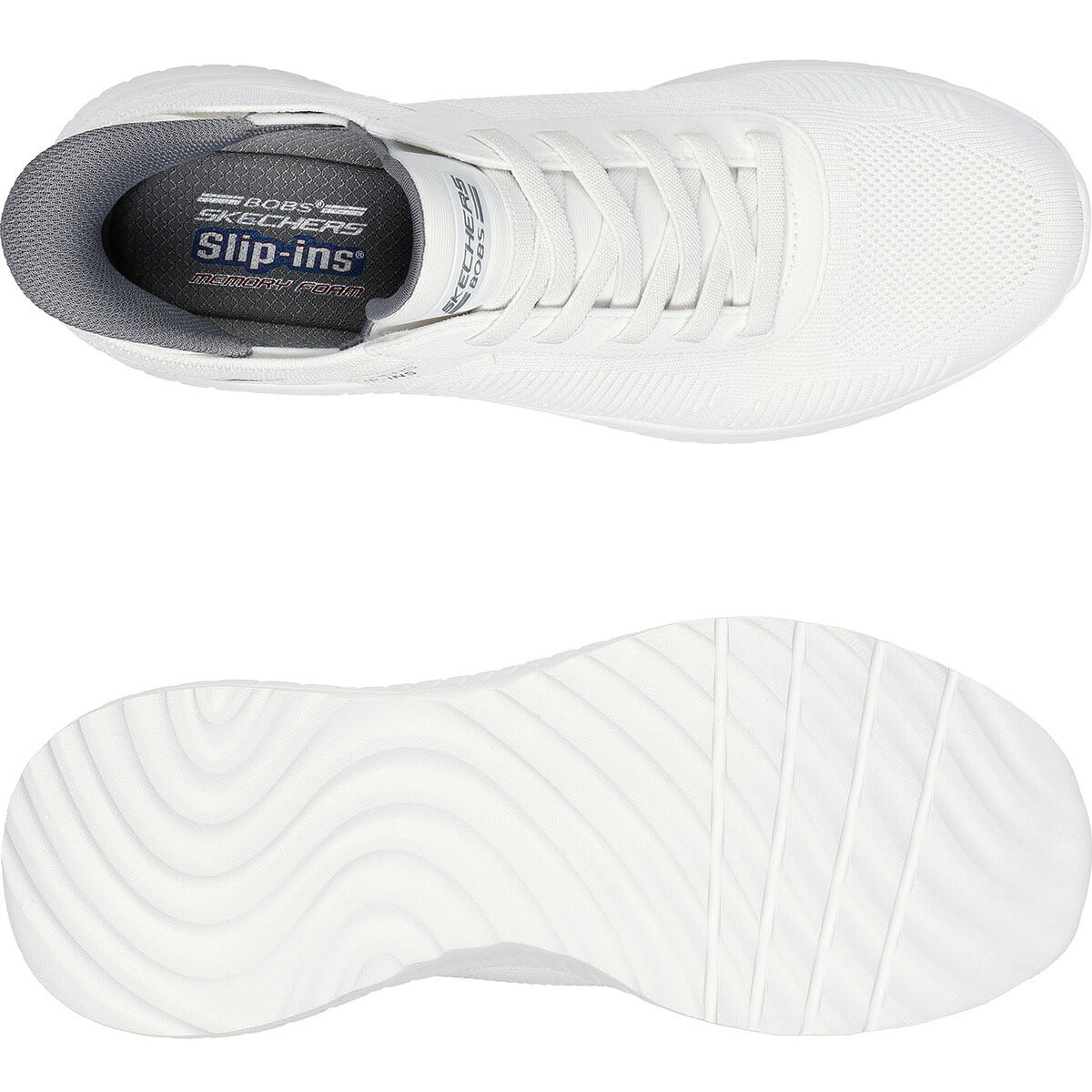 スケッチャーズ メンズ シューズ スリップインズ ボブススクアッドカオスソリッド SKECHERS シューズ 118312W