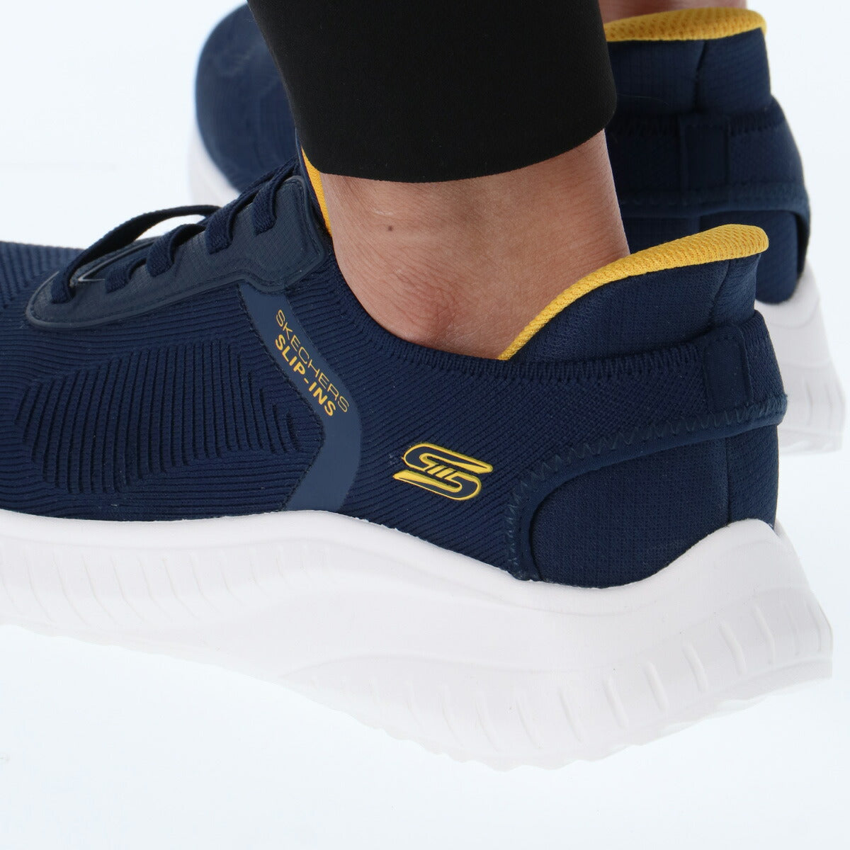 スケッチャーズ メンズ シューズ スリップインズ ボブススクアッドカオスソリッド SKECHERS シューズ 118312W