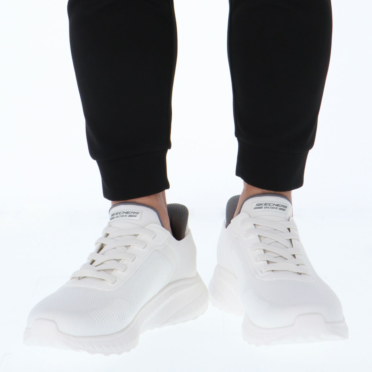 スケッチャーズ メンズ シューズ スリップインズ ボブススクアッドカオスソリッド SKECHERS シューズ 118312W