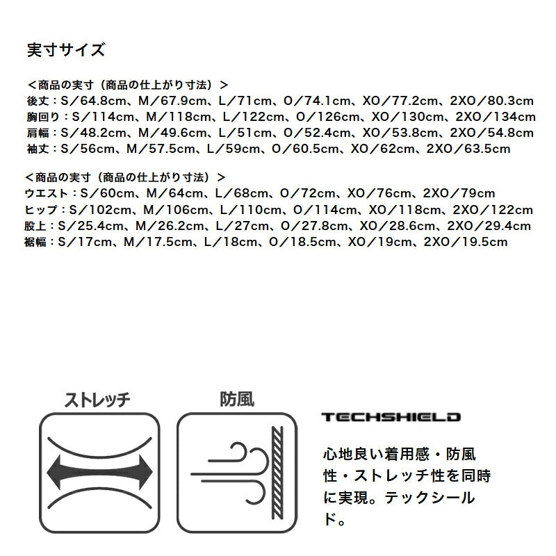 ミズノ ウインドブレーカー 上下 メンズ ミズノプロ テックシールド ブラック グレー 12JECW77