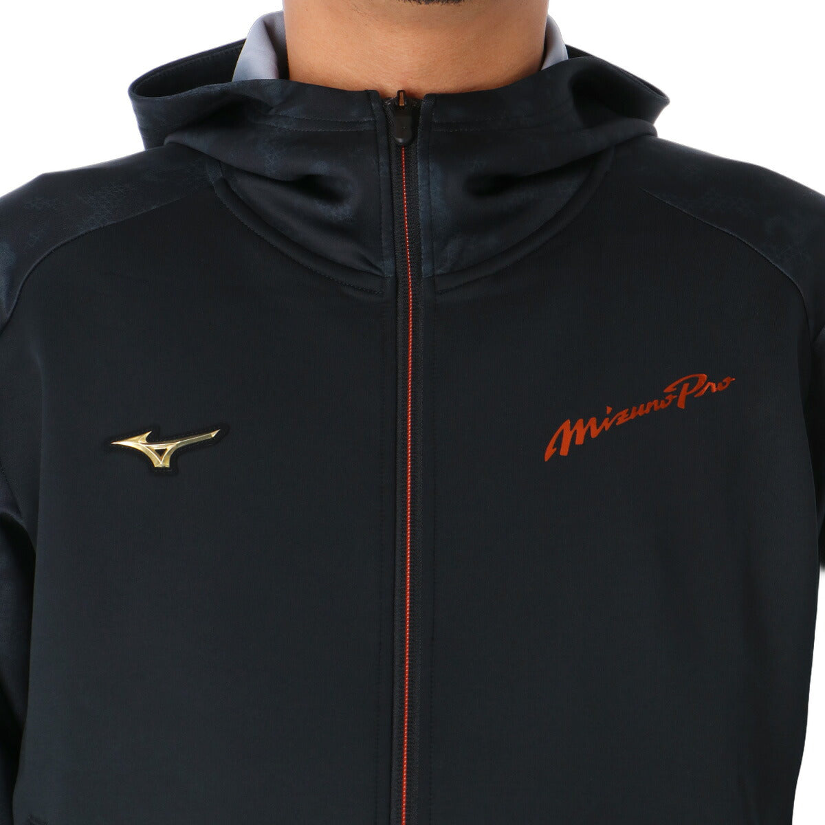 ミズノ ミズノプロ スウェット 上下 セットアップ メンズ ブランド Mizuno フード付き フーディ フルジップ ストレッチ 黒 12JEDK79 ブラック ブルー オレンジ 新作 上下セット 大きいサイズ 有 スポーツウェア