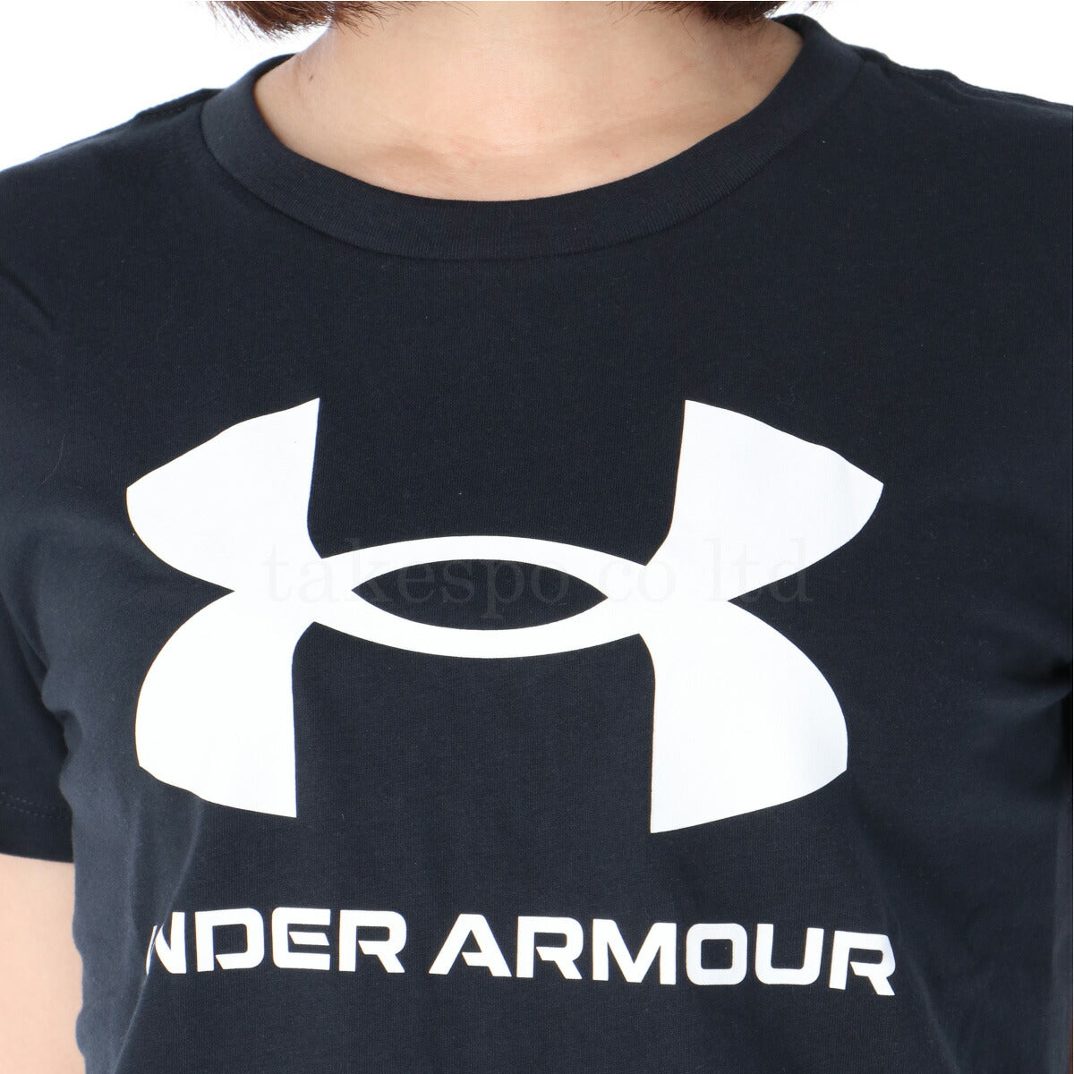 アンダーアーマー Tシャツ レディース ブラック ホワイト 1356305